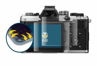 Imagen del dispositivo OM System OM-3 con una amplia variedad de protectores de pantalla.