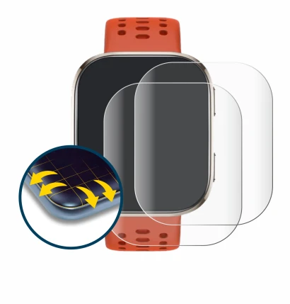 Imagen del dispositivo Huami Amazfit Bip 6 con una amplia variedad de protectores de pantalla.