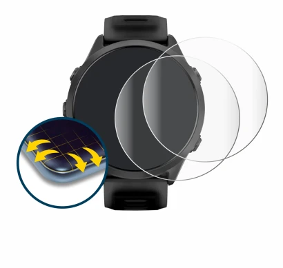 Imagen del dispositivo Garmin Forerunner 570 (47 mm) con una amplia variedad de protectores de pantalla.
