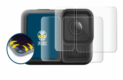 Imagen del dispositivo GoPro Hero 13 Black Ultra Wide Edition con una amplia variedad de protectores de pantalla.