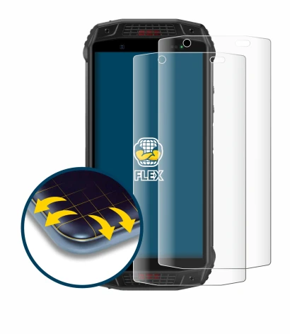 Imagen del dispositivo Ulefone Armor 15 con una amplia variedad de protectores de pantalla.