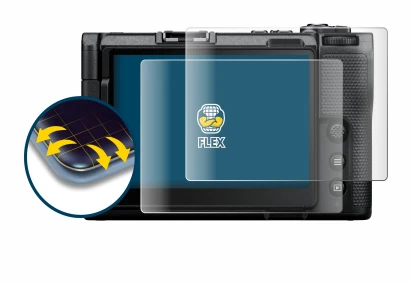 Imagen del dispositivo Nikon ZR con una amplia variedad de protectores de pantalla.