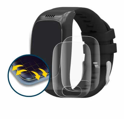 Imagen del dispositivo One Button Phone Model 2024 con una amplia variedad de protectores de pantalla.