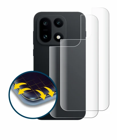 Imagen del dispositivo OnePlus 15 (Trasero) con una amplia variedad de protectores de pantalla.