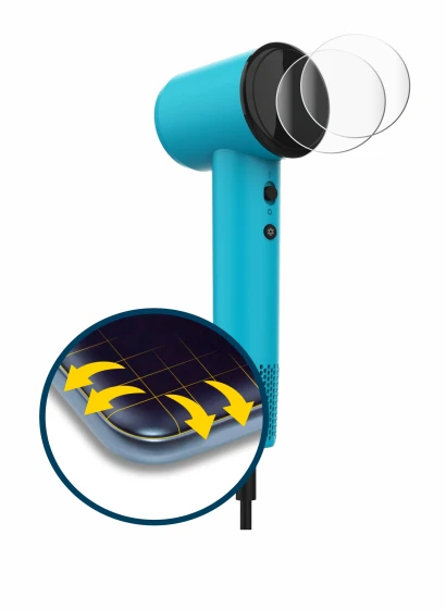 Imagen del dispositivo Cecotec DryNova con una amplia variedad de protectores de pantalla.