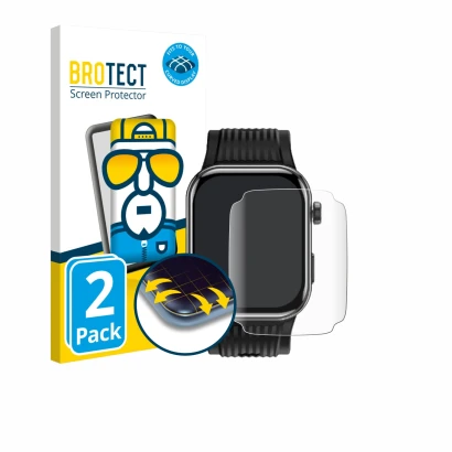 Parte frontal de un envase de producto con el logotipo de la marca BROTECT. Al lado se muestra el dispositivo Rollme Kore D1 c