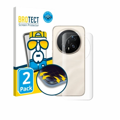 Parte frontal de un envase de producto con el logotipo de la marca BROTECT. Al lado se muestra el dispositivo Honor Magic 8 Pr
