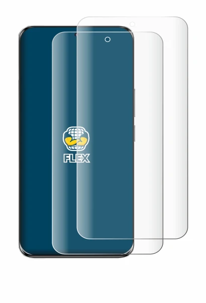 Imagen del dispositivo Honor 100 con una amplia variedad de protectores de pantalla.