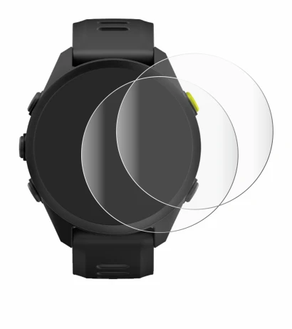 Imagen del dispositivo Garmin Forerunner 70 con una amplia variedad de protectores de pantalla.