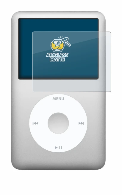 Imagen del dispositivo Apple iPod classic 160 GB (7a Gen.) con una amplia variedad de protectores de pantalla.
