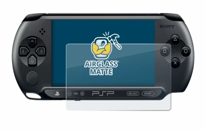 Imagen del dispositivo Sony PSP 1004 con una amplia variedad de protectores de pantalla.