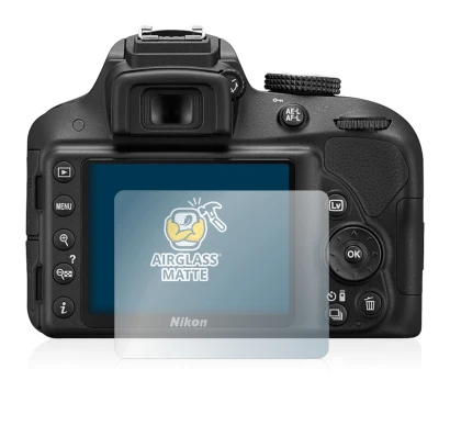 Imagen del dispositivo Nikon D3300 con una amplia variedad de protectores de pantalla.