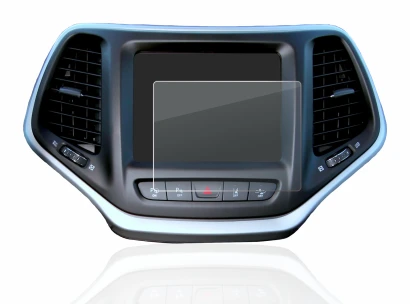 Imagen del dispositivo Jeep Cherokee Uconnect 8.4" con una amplia variedad de protectores de pantalla.
