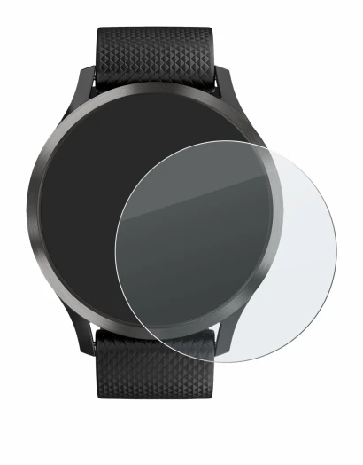 Imagen del dispositivo Garmin vivomove HR con una amplia variedad de protectores de pantalla.