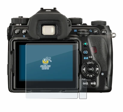Imagen del dispositivo Pentax K-1 Mark II con una amplia variedad de protectores de pantalla.