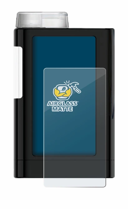 Imagen del dispositivo Mylife YpsoPump con una amplia variedad de protectores de pantalla.