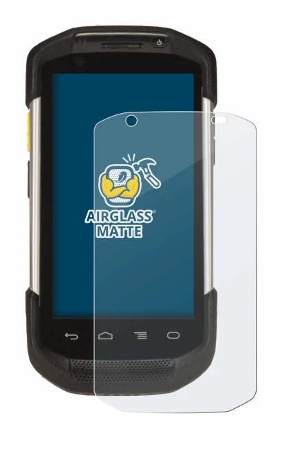 Imagen del dispositivo Zebra TC77 con una amplia variedad de protectores de pantalla.