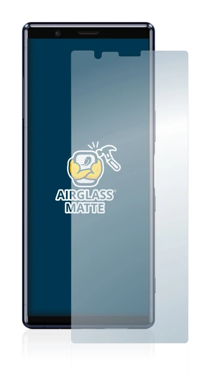 Imagen del dispositivo Sony Xperia 5 con una amplia variedad de protectores de pantalla.