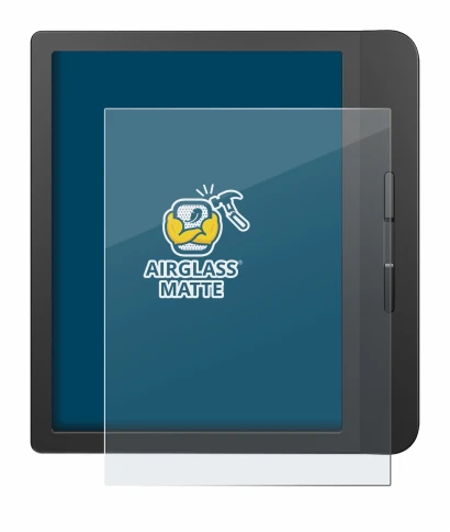 Imagen del dispositivo Tolino Vision 5 con una amplia variedad de protectores de pantalla.