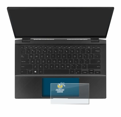 Imagen del dispositivo ASUS ZenBook Flip 14 UX463FA (Touch Trackpad) con una amplia variedad de protectores de pantalla.