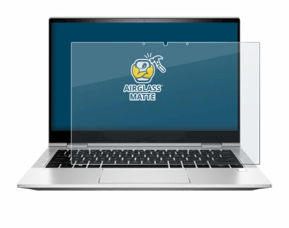 Imagen del dispositivo HP EliteBook x360 830 G8 con una amplia variedad de protectores de pantalla.