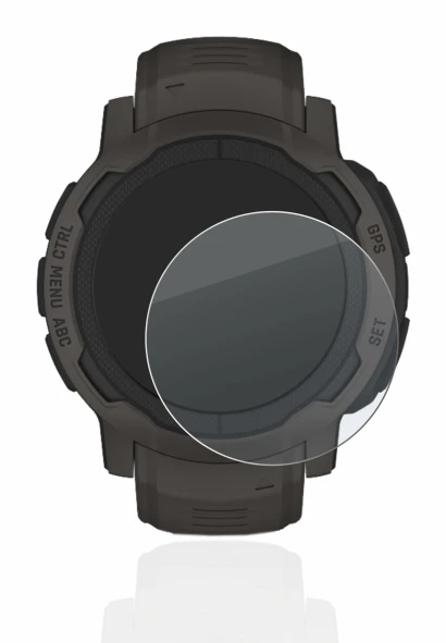 Imagen del dispositivo Garmin Instinct 2 con una amplia variedad de protectores de pantalla.