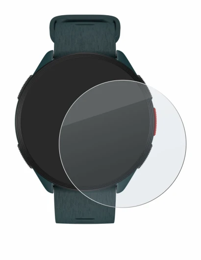 Imagen del dispositivo Polar Pacer con una amplia variedad de protectores de pantalla.