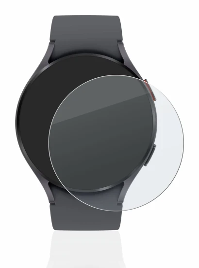 Imagen del dispositivo Samsung Galaxy Watch 5 (44mm) con una amplia variedad de protectores de pantalla.
