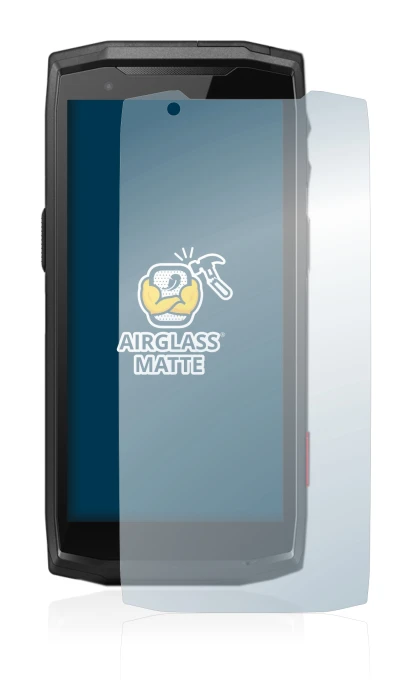Imagen del dispositivo Crosscall Core-M5 con una amplia variedad de protectores de pantalla.