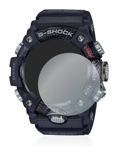 Imagen del dispositivo Casio G-Shock Mudmaster GG-B100-1AER con una amplia variedad de protectores de pantalla.
