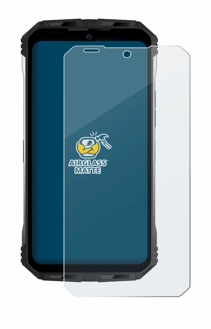 Imagen del dispositivo Doogee S100 Pro con una amplia variedad de protectores de pantalla.