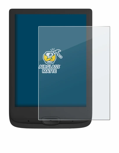 Imagen del dispositivo PocketBook Basic Lux 4 con una amplia variedad de protectores de pantalla.