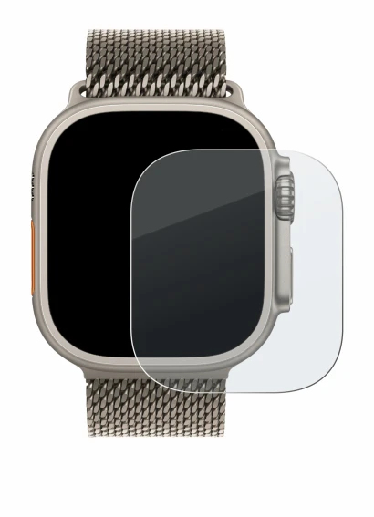 Imagen del dispositivo Apple Watch Ultra 3 con una amplia variedad de protectores de pantalla.