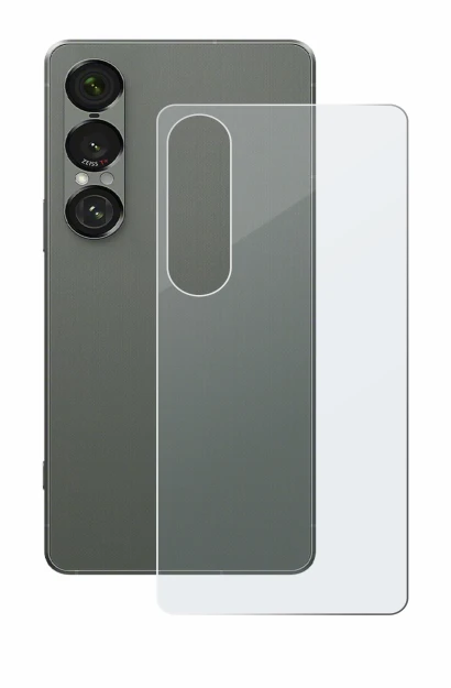 Imagen del dispositivo Sony Xperia 1 VII (Trasero) con una amplia variedad de protectores de pantalla.