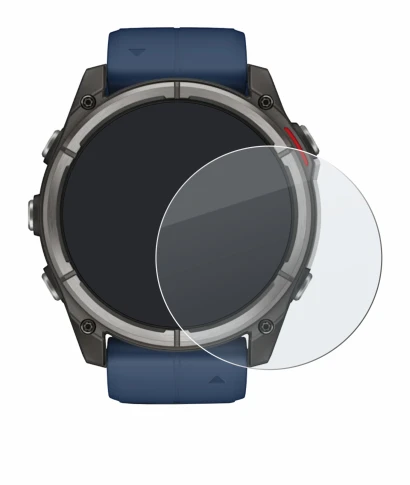 Imagen del dispositivo Garmin quatix 8 (51 mm) con una amplia variedad de protectores de pantalla.