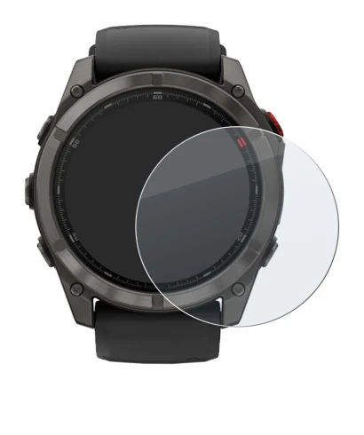Imagen del dispositivo Garmin Fenix 8 Pro AMOLED (51 mm) con una amplia variedad de protectores de pantalla.