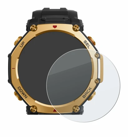 Imagen del dispositivo Huami Amazfit T-Rex 3 Pro (48 mm) con una amplia variedad de protectores de pantalla.