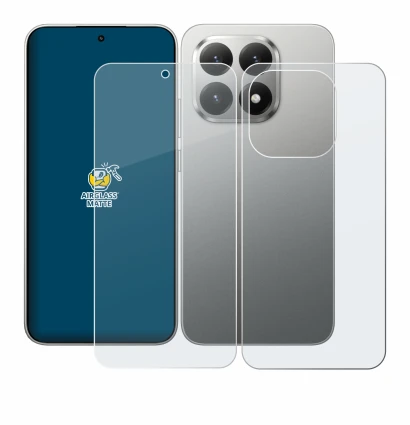 Imagen del dispositivo Xiaomi 15T (Frontal+Trasero) con una amplia variedad de protectores de pantalla.