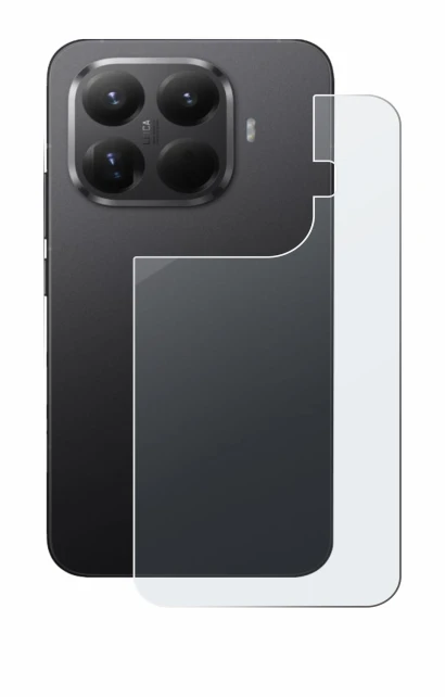Imagen del dispositivo Xiaomi 15T Pro (Trasero) con una amplia variedad de protectores de pantalla.