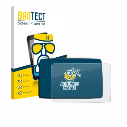 Parte frontal de un envase de producto con el logotipo de la marca BROTECT. Al lado se muestra el dispositivo Leapmotor T03 20