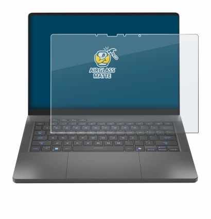 Imagen del dispositivo ASUS ROG Zephyrus G14 2025 GA403 con una amplia variedad de protectores de pantalla.