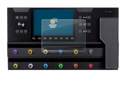 Imagen del dispositivo Line 6 Helix Stadium XL con una amplia variedad de protectores de pantalla.