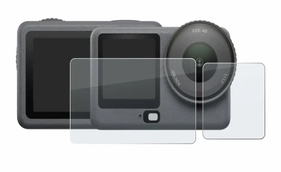 Imagen del dispositivo DJI Osmo Action 6 con una amplia variedad de protectores de pantalla.