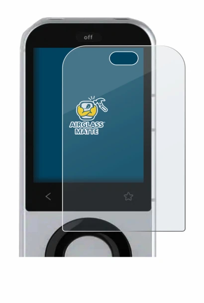 Imagen del dispositivo Sofabaton X2 con una amplia variedad de protectores de pantalla.