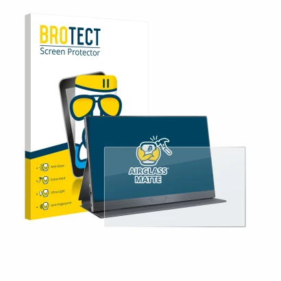 Parte frontal de un envase de producto con el logotipo de la marca BROTECT. Al lado se muestra el dispositivo CUIUIC GS156B2 c