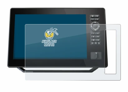 Imagen del dispositivo Humminbird Xplore 9 con una amplia variedad de protectores de pantalla.