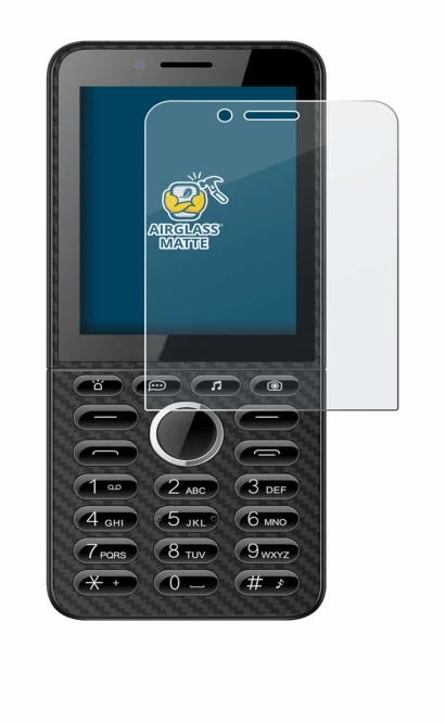 Imagen del dispositivo Energizer E288S con una amplia variedad de protectores de pantalla.