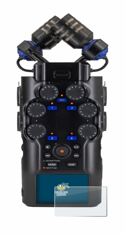 Imagen del dispositivo Zoom H6 studio con una amplia variedad de protectores de pantalla.