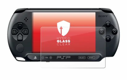 Imagen del dispositivo Sony PSP 1004 con una amplia variedad de protectores de pantalla.