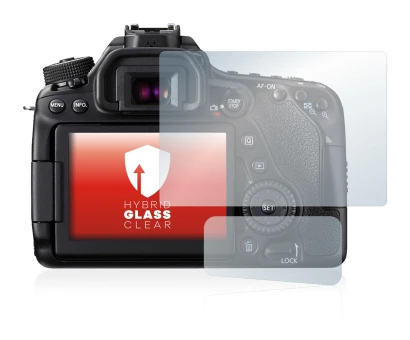Imagen del dispositivo Canon EOS 80D con una amplia variedad de protectores de pantalla.